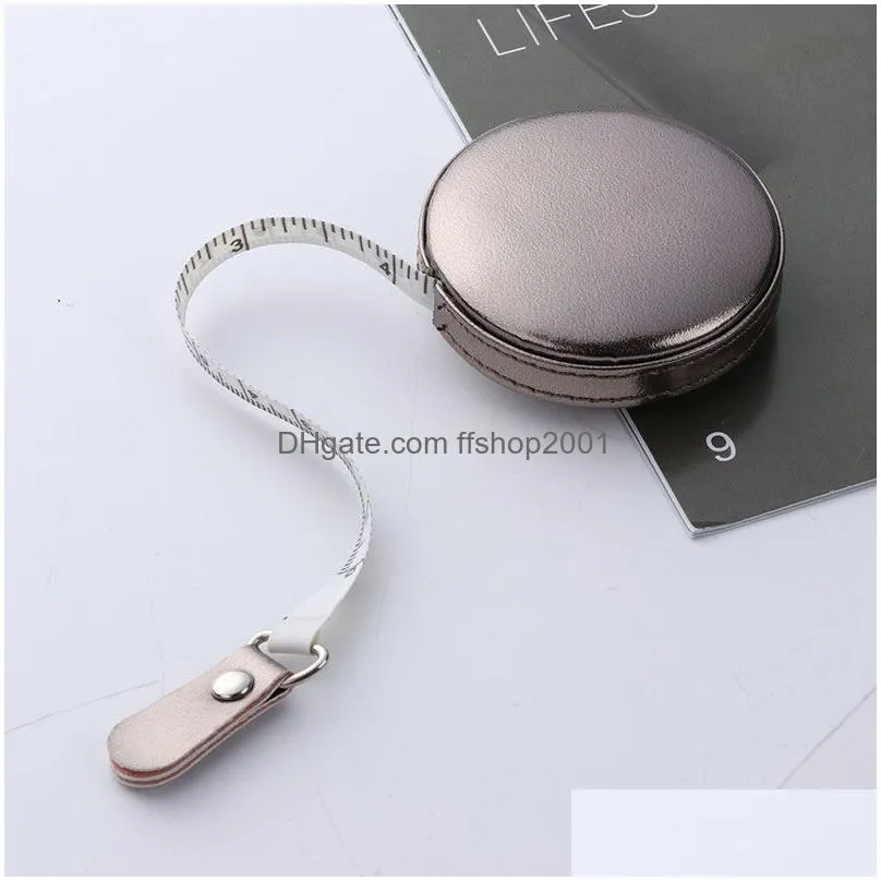 Wholesale Portable Mini Mini Retractable Tape Measure For Household  Tailoring And Sewing Soft PU Leather Waist Circumference Measuring Tool  VT1501 From Ffshop2001, $0.73